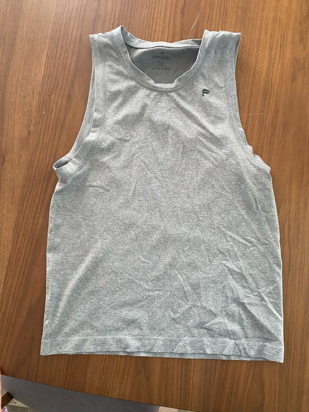 Men’s Fabletics Light Heather Gray Athletic Tank